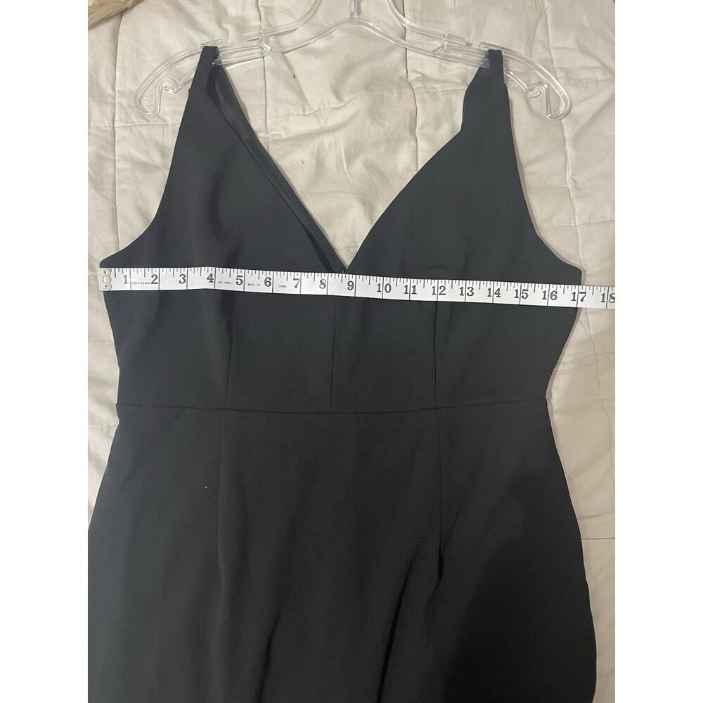 Lulus Melora Black Sleeveless Maxi Dress XL Glamour Elegant Black Tie Formal - Picture 4 of 11